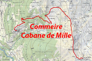 De Commeire à la Cabane Mille