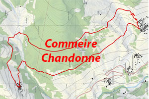 Randonnée de Commeire à Chandonne