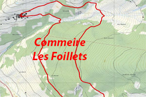 Randonnée vers les Foillets